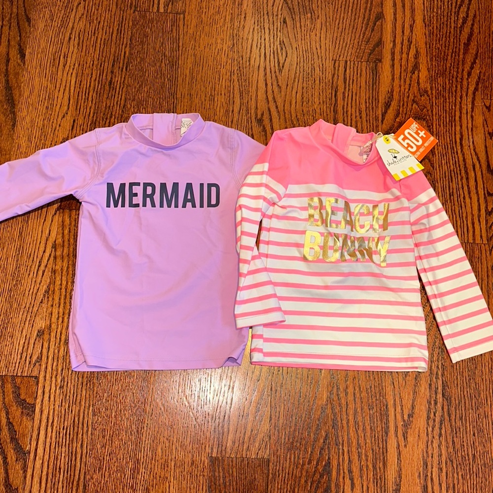 Shade critters rashguard bathing suit tops- size 3T